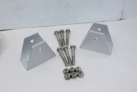 11835 Taylor Made 75901 2pc Pontoon Bimini Top Deck Mounts 1 Square Frame