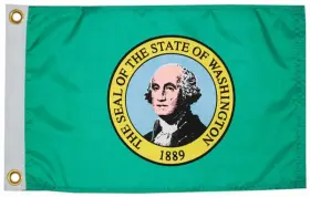 93133 Taylor Made Washington State Flag 12 Inch X 18 #93133