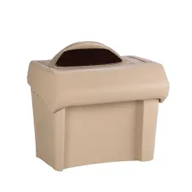 T4v-433065 Taylor Made 34 Inch X26 Beige Pe Frame/vinyl/pu Foam/polyester Boat Console
