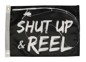 1622 Taylormade Shut Up Reel Flag 12 X 18