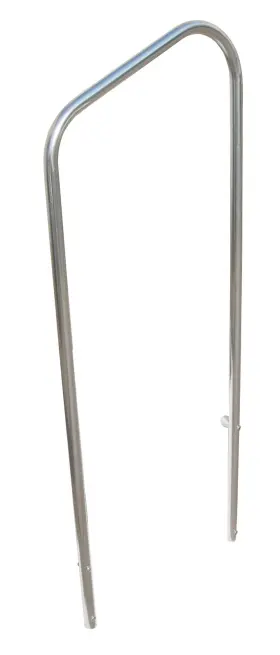 47201 Taylormade Products Aluminum Hand Rail For Dock Steps Double Tread