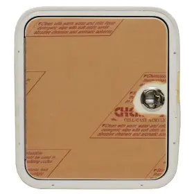 182835-13790f Teak Isle Regal Boat Access Door 200532 18 X 16 Inch Acrylic With Aluminum Frame