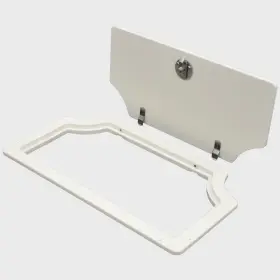 206098-6402 Teak Isle Tracker Boat Hatch Door 123773 Seafoam Starboard 24 1/4 X 13 In