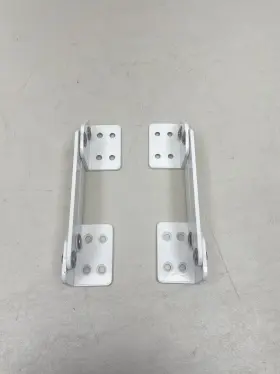Mf3026 Tecla White Coated 9 1/4 Inch L X 2 W Folding Hinge Bracket Pair Boat
