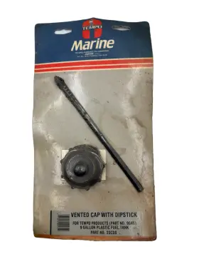 23cds Tempo Marine Vented Cap With Dipstick For 9 Gal Plastic Fuel Tank