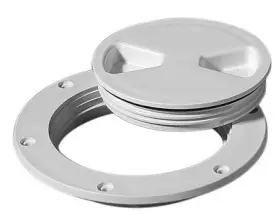 43130 Tempress 6 Inch Screw Out Deck Plate White