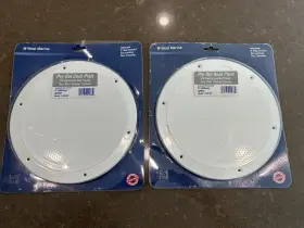 43330 Tempress West Marine 8 Inch Pry Out Deck Plate-new-pair