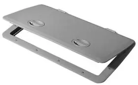 44533 Tempress 1323 Access Cam Boat Hatch 13 Inch X 23-1/4 Dark Gray