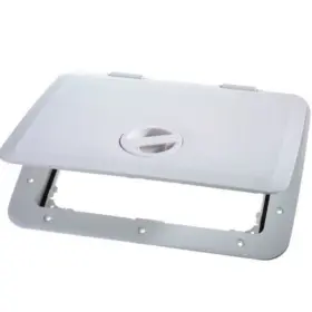 44305 Tempress Marine Group Boat Cam Fish Deck Hatch 12 1/2 X 8 Inch White Poly