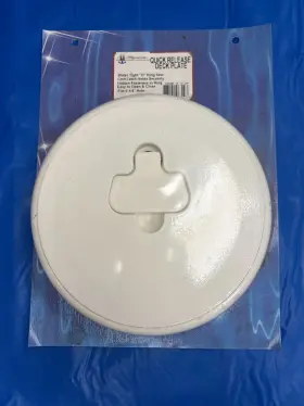 641392 Th Marine 641392-quick Release Deck Plate 6 Inch White
