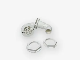 Th-1592f-b Th Marine 1 1/2in 90-degree Barbed Thru-hull White New Oem 2 Pack