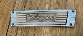 B65009-1 Thompson Boat Vintage Step With Chrome Frame Emblem