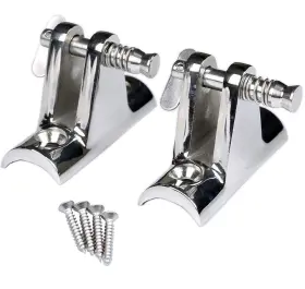 Thorn 608119329670 2pcs Bimini Top Deck Hinges Concave Base With Removable Pins Marine Use