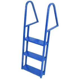 27273 Tie Down Boat Dock Ladder 3 Step 48 Inch Blue