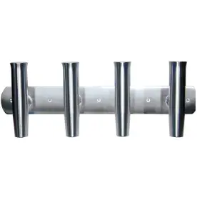 63660 Tigress 4 Rod Aluminum Transom Mount Holder - 28 Inch