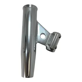 88161 Tigress Aluminum Clam-on Rod Holder 3/4 Inch Vertical Mount Silver