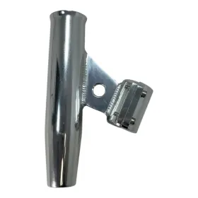 88164 Tigress 88165 Clamp-on Rod Holder 1 1/4 Inch Horizontal Mount Silver