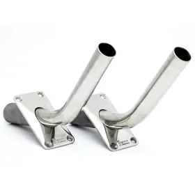 88502 Tigress Boat Marine 1-1/8 Inch Stainless Steel Gunnel Mount Outrigger Holders