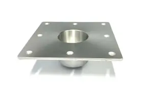 6005-1as Todd Marine Posi-lock Square Floor Plate 6 Inch X Anodized Aluminum