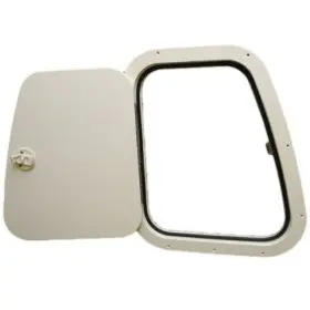 66293 Tracker Boat Door Off White 16 3/4 X 19 Inch Hatch