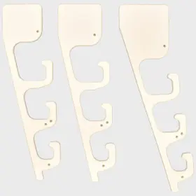 183978 Tracker Boats Boat Rod Holder Off White Starboard 3 Piece