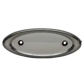 205069 Tracker Boats Boat Oval Bezel Faux Chrome Mirror 6 3/8 X 2 1/2 Inch