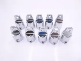 282184 Trivantage 10pk Slip-fit Eye End With Screw Fits 1/2 Inch Id Pipe Chrome Plated