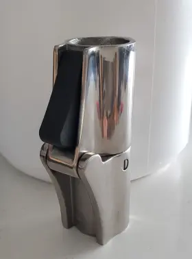 284278 Trivantage Locking Rail Hinge With Push Button Release For 7/8 Inch Od Tubing Stainless Steel