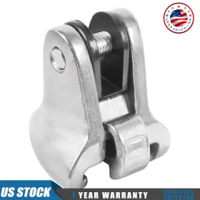 Turbochargermaster 455921638182 For Dowco Lok Bimini New Top Hinge Clip Tracker Tahoe Stainless Steel Mounting