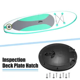 Uauto1 718844212625 1 Set 6 Inch Round Inspection Hatch Deck Plate With Detachable Cover Water Tight