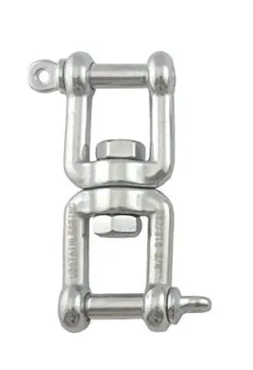 Us Stainless 012785318740 Steel 316 Anchor Swivel Jaw And 10mm Or 3/8 Inch Marine Grade