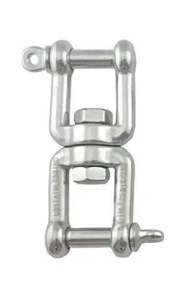 Us Stainless 012785320439 Steel 316 Anchor Swivel Jaw And 13mm Or 1/2 Inch Marine Grade