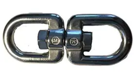 Us Stainless 012785320460 Steel 316 Anchor Swivel Eye And 13mm Or 1/2 Inch Marine Grade