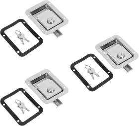 1565c58e5iy Veemoon Stainless Steel Paddle Handle Latch 3pcs Flush Mount Lock Rv