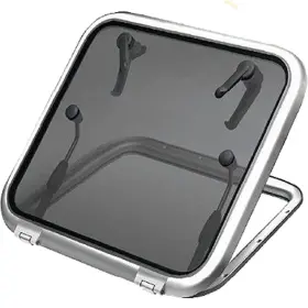 Vet-alt5151w Vetus Square 23 Inch White Frame Opaque Acrylic Lens Boat Hatch Vent With 20.1 Cutout