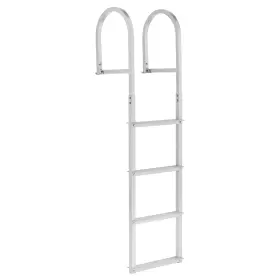 Vevor 197988372646 Removable Dock Ladder 4 Steps Aluminum Alloy Pontoon Boat Swim Ladder