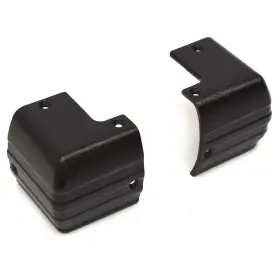 Msp01015 Viaggio Pontoons Pontoon Boat Corner Caps Black Aluminum 3 3/8 In Set Of 2