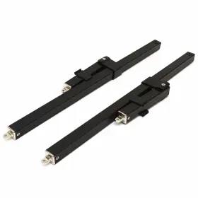 1116591 Viaggio Pontoons Pn Boat Bimini Support Legs 29 3/8 Inch Black Aluminum Pair