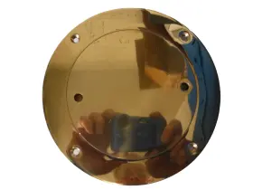 Ch4430 Victory 4 Inch Deck Plate Cast Bronze With O Ring Seal Titanium Coated