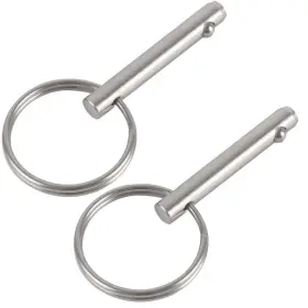 Vturboway 723668712084 2 Pack Small Quick Release Pin Diameter 3/16 Inch Usable Length 0.95 F