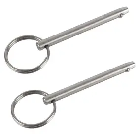 Vturboway 723668712282 2 Pack Quick Release Pin Diameter 1/4 Inch 6.3mm Total Length 3 76mm Effective Len