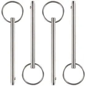 Vturboway 754909959562 4 Pack Quick Release Pin Diameter 1/4 Inch 6.3mm Total Length 3.75 95mm Usable Le