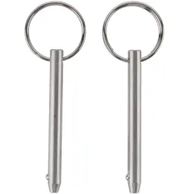 Vturboway 754909959784 2 Pack Quick Release Pin Diameter 1/4 Inch 6.3mm Overall Length 2.56 65mm Usable L