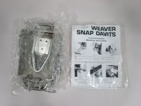 98271 Weaver Marine Products 98270/98271 Snap Davits - Stainless Steel -strong-dingy-sailboat