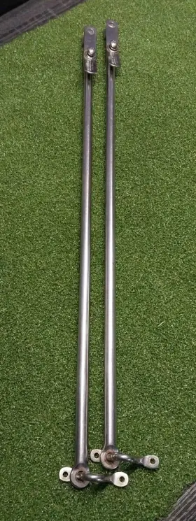 So-24 Weaver Wea Fixed Length Pair Stainless Steel Stand-off Brackets 24 Inch Guc