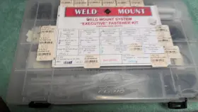 1001002 Weld Mount System Executive Fastener Kit #1001002 - Used Incomplete -no Adhesive