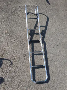 12868600 West Marine 6 Step Removable Folding Transom Ladder