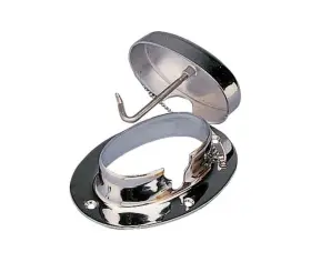 2045-ch West Marine Oval Deck Pipe Stainless