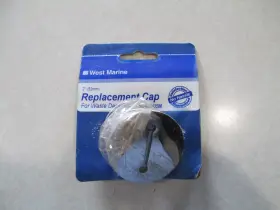 243586 West Marine Nos #243586 Waste Deck Fills Water Fuel Fitting Cap And Chain 2 Inch 52mm