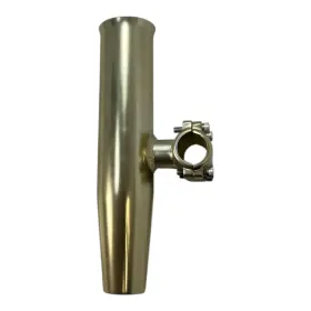 3737848 West Marine Aluminum Horizontal Clamp-on Rod Holder 3/4 Inch Gold